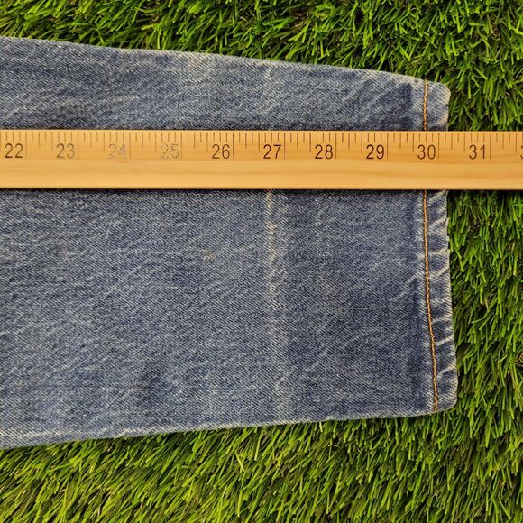 Vintage 501 LEVIS Tapered Chic Mom Jeans Womens 10 30x30 - Picture 15 of 16
